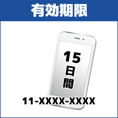 注意点3.MNP予約番号には有効期限がある