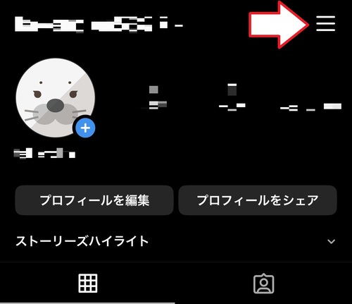 インスタの共有画面に表示されるmの意味は?2